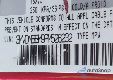 2023 Mazda Cx-30 2.5 S Select из США, поврежденный, VIN 3MVDMBBM9PM526232